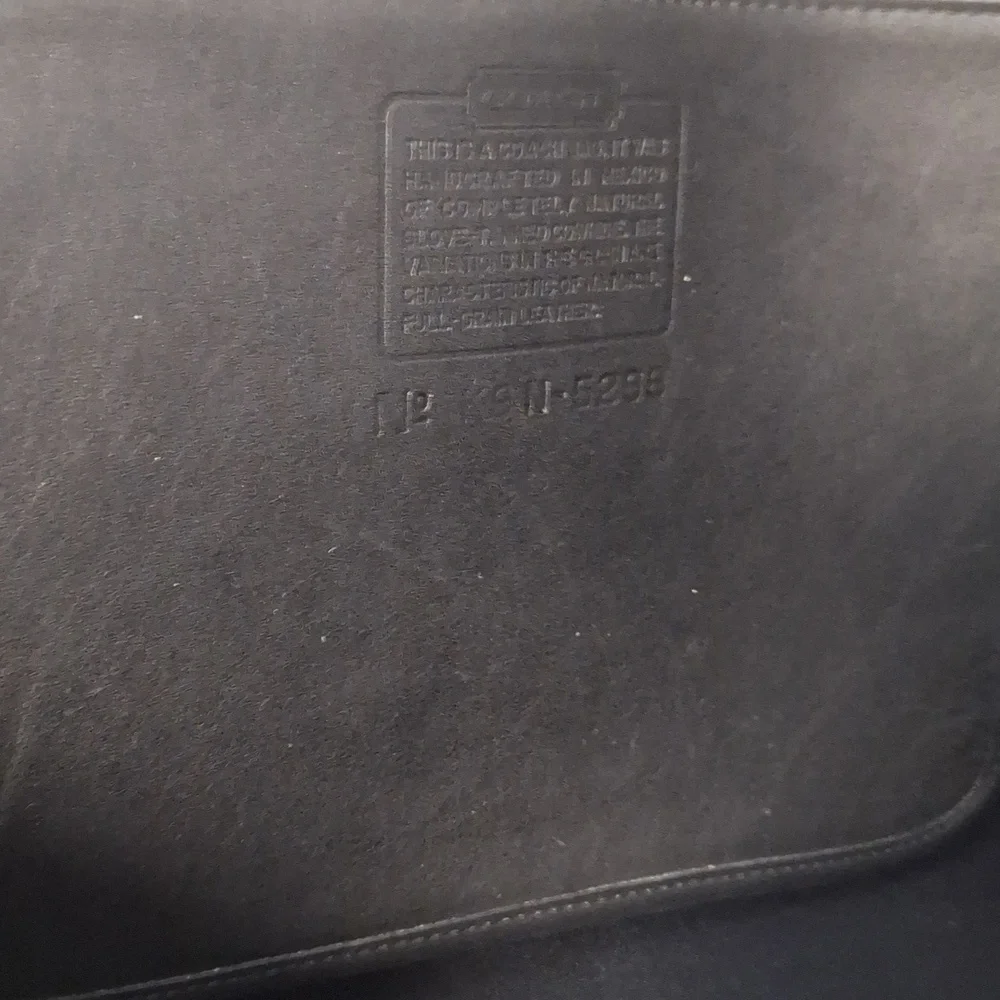 Black Leather Shoulder Bag